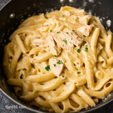 Creamy Dreamy Chicken Alfredo A Weeknight Wonder Recipe Card