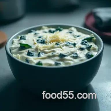 My Family's Favorite Creamy Espinaca Dip with a Zesty Twist Recipe Card