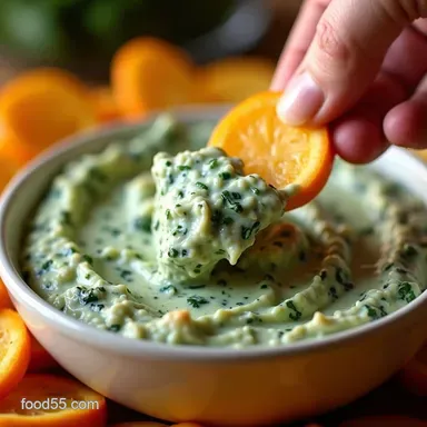 Easy Spinach Dip Recipe My Creamy Garlic PartyReady Dip Recipe Card