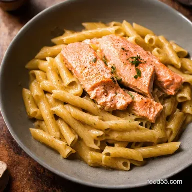 Creamy Salmon Pasta A Leftover Salmon Recipes Win Recipe Card