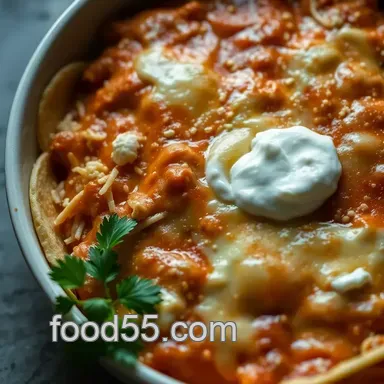 My Creamy Sour Cream Chicken Enchiladas: A Family Favorite! Recipe Card