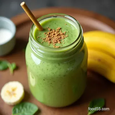 My GoTo Green Smoothie Recipe Creamy Spinach Banana Mango