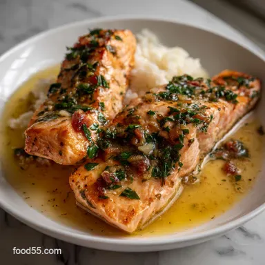 Creamy Tuscan Salmon Recipe: 30-Minute Restaurant Quality Recipe Card
