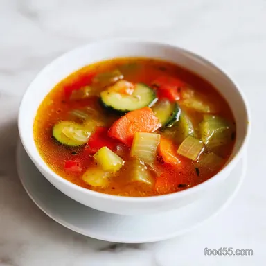 Creamy Vegetable Soup: One-Pot Recipe Ready in 40 Minutes Recipe Card