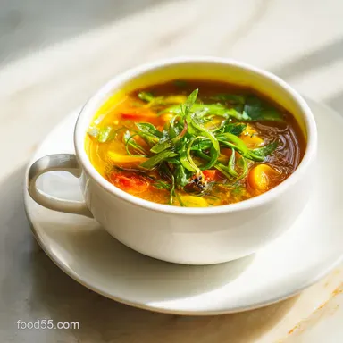 Creamy Vegetable Soup: One-Pot Recipe Ready in 40 Minutes