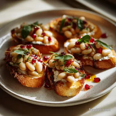White Bean Crostini: Creamy Ready in 15 Minutes