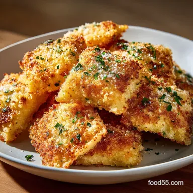 Air Fryer Ravioli: Ultimate Crispy Panko Appetizer Recipe Card