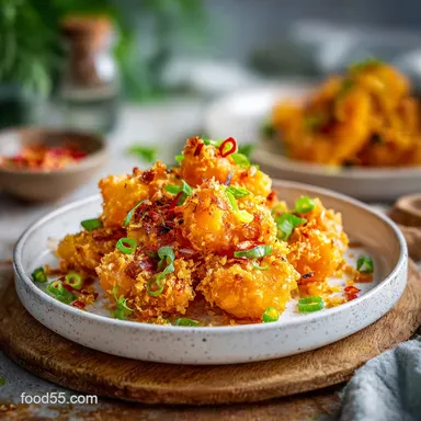 Bang Bang Shrimp: Crispy Creamy Appetizer for 4 Servings