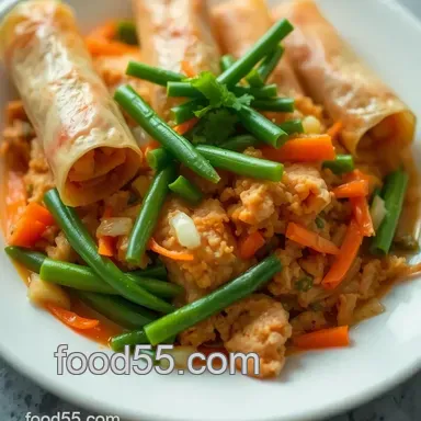 My Family's Favorite Lumpia Recipe: Crispy Filipino Spring Rolls Recipe Card