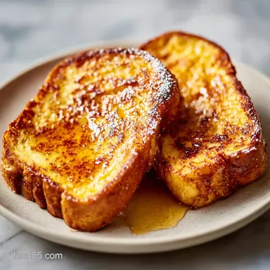 French Toast Recipe: Pan-Seared in 20 Minutes Recipe Card