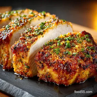 Crispy Herb Air Fryer Turkey Breast My GoTo Juicy Recipe for Holidays Recipe Card