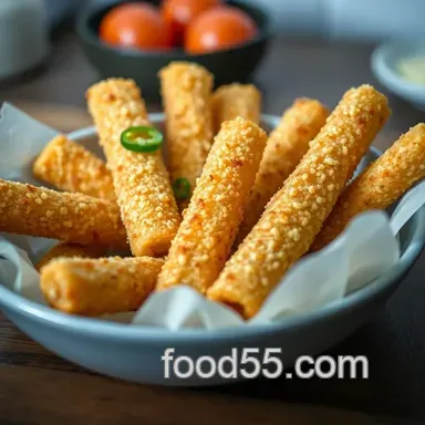 Easy & Crispy Homemade Mozzarella Sticks Recipe: Perfect for Snacking Recipe Card