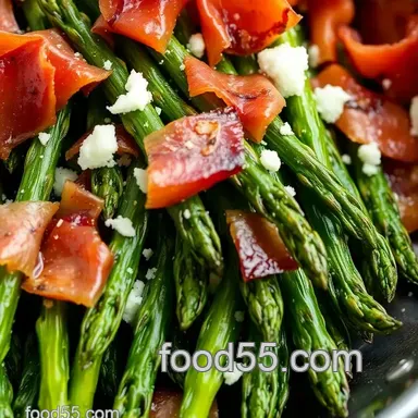 Easy Stovetop Asparagus with Crispy Prosciutto Author: Tracey Hatch-Rizzi Recipe Card