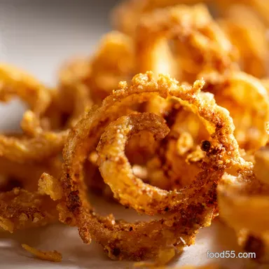 Crispy Onion Rings How Do You Make Em PubStyle at Home Recipe Card