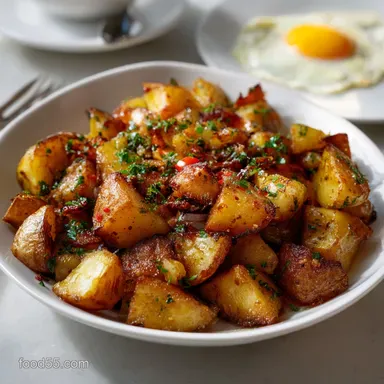 Breakfast Potatoes: Crispy, Fluffy, Done in 20 Minutes Recipe Card