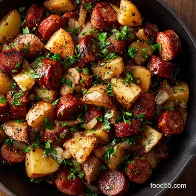 Crispy Smoked Sausage and Potato Skillet The 40Minute Weeknight Winner