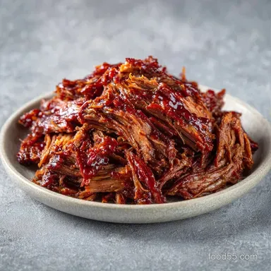 Crockpot Barbecue Beef Brisket for 6 Recipe Card