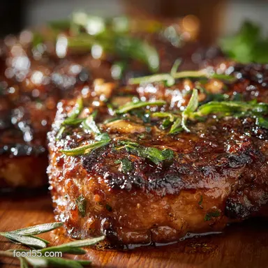 Crockpot Mississippi Ribeye Steaks FallApart Tender Juicy Recipe Card