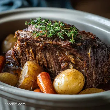 Crockpot Roast Recipe Slow Cooked for 8 Hours