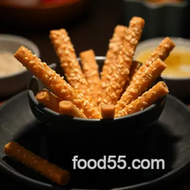 Crunchy Sesame Sticks: A Savory Snacking Delight You’ll Love Recipe Card