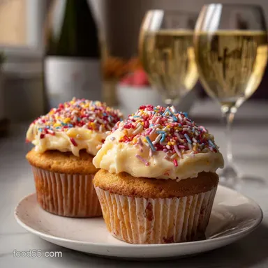 Cute New Year Desserts Fun and: Effervescent Party Treats Recipe Card