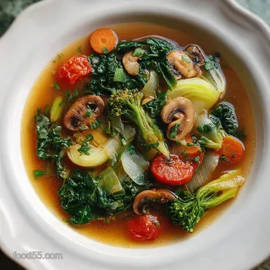 Delicious Quick Healthy Daniel Fast Vegetable Soup Recipe: Smoky & Satisfying Recipe Card