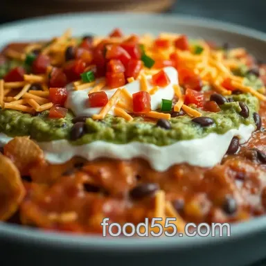 Decadent Seven Layer Dip Recipe: The Ultimate Crowd-Pleaser Recipe Card
