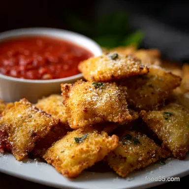 Deep Fried Ravioli Crispy Cheesy Italian Bites