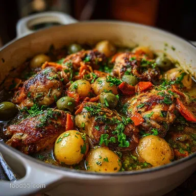Easy Crockpot Slow Cooker Recipe for Diabetics with Chicken and Vegetables - Zesty Lemon Herb