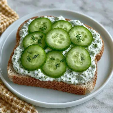 Dill Cucumber Sandwiches in 20 Minutes