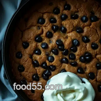 Easy Dutch Oven Desserts: My Irresistible Chocolate Chip Cookie Skillet Recipe Card