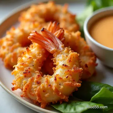 OvenKissed Coconut Shrimp Easy Crispy Recipe