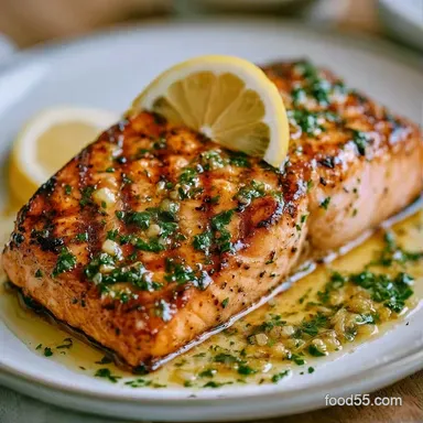 Easy Grilled Salmon Recipe in 15 Minutes Recipe Card
