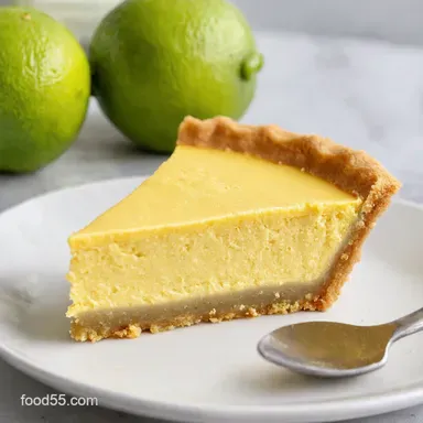 Easy Key Lime Pie Classic NoFuss Recipe Family Favorite Recipe Card