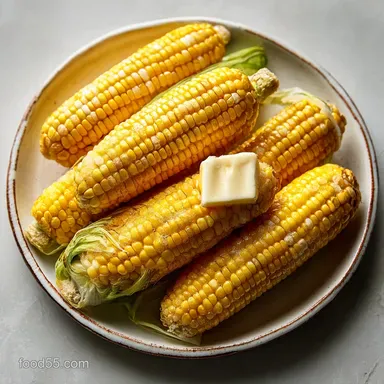 oven baked corn on the cob: Oven-Only in 40 Mins