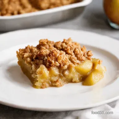 Easy Pear Crisp with Oat Streusel My GoTo EASY PEAR CRISP Recipe Card