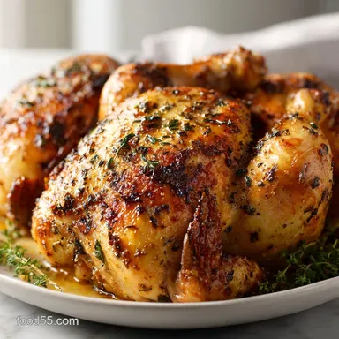 Easy Dinner Recipe with Roasted Chicken for 4