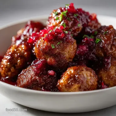 Slow Cooker Cranberry Meatballs: The Easiest Party Recipe Recipe Card