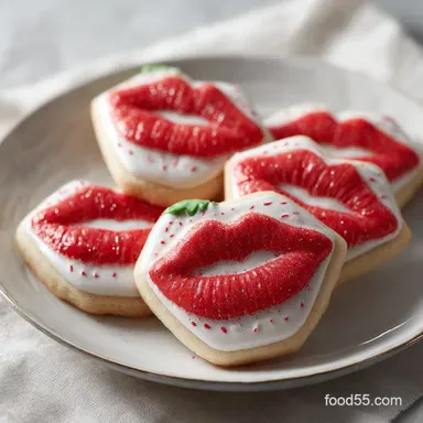 Strawberry Kiss Cookies Soft Pretty Easy | 25 Min Recipe Card