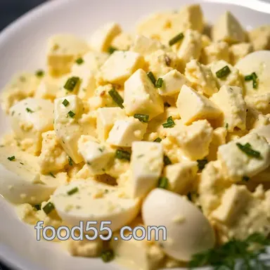 Easy & Delicious Egg Salad with Pickles: A Creamy Family Favorite Recipe Card