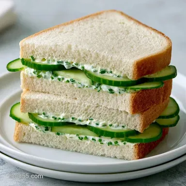 Elegant Afternoon Tea Sandwiches: Crisp Recipe Card