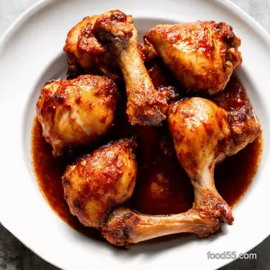 FallOffTheBone BBQ slow cooker chicken legs So Easy