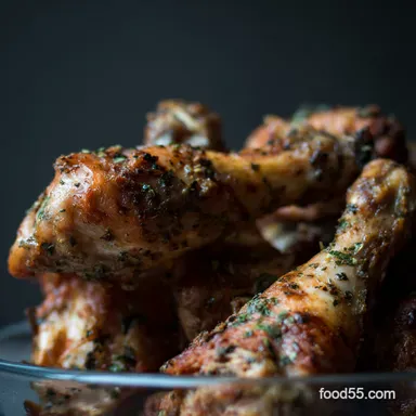 FallOffTheBone Crock Pot Chicken Legs So Easy Recipe Card