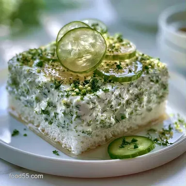 Fancy Cucumber Tea Sandwiches for 4 Recipe Card