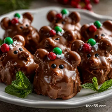 Christmas Mice Candy: Easy No-Bake Hersheys Recipe Recipe Card