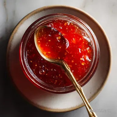 Red Pepper Jelly Recipe The Perfect Preserve Glaze A Sure Set Recipe Card
