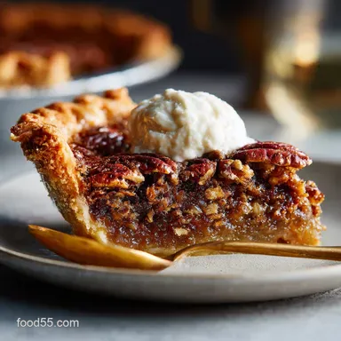 Maple Pecan Pie: The Flaky, No Corn Syrup Southern Dessert Recipe Recipe Card