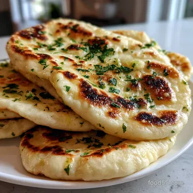 Soft and Fluffy Homemade Naan Bread in 1.5 Hours