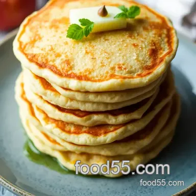 Fluffy Sourdough Pancakes Recipe: Tangy, Tender & Family Favourite Recipe Card