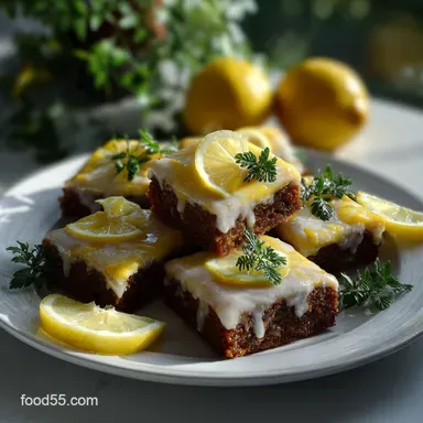 Lemon Brownies with Lemon Glaze: Fudgy Texture, Intense Citrus Recipe Card